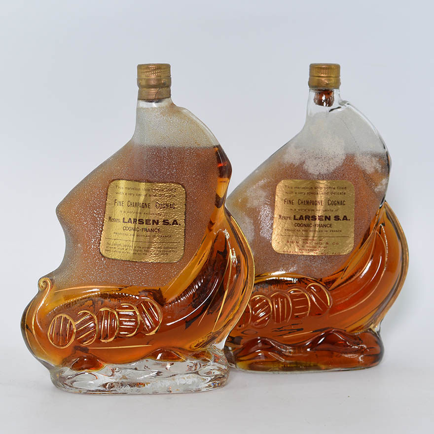 【30】 7,80年代 larsen帆船干邑 700ml 2瓶