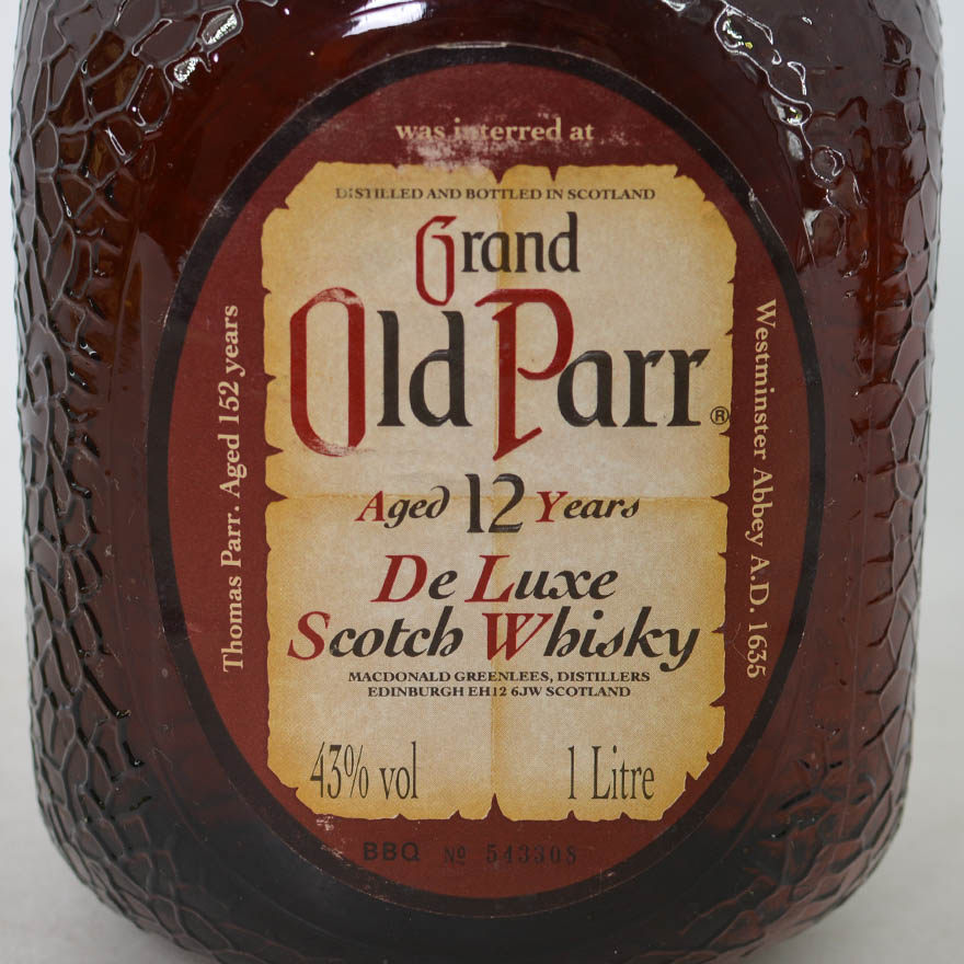 【59】8,90年代 2斤装old parr 12年威士忌 6瓶