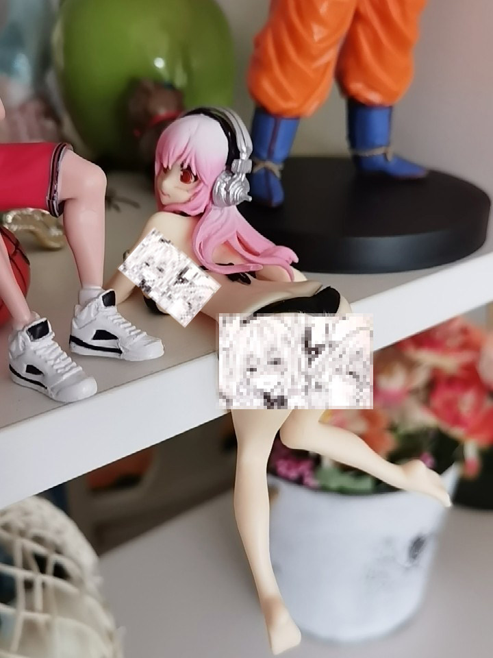 动漫 二次元周边动漫pvc索尼子萌娘手办公仔压泡面索尼子蛋糕摆件