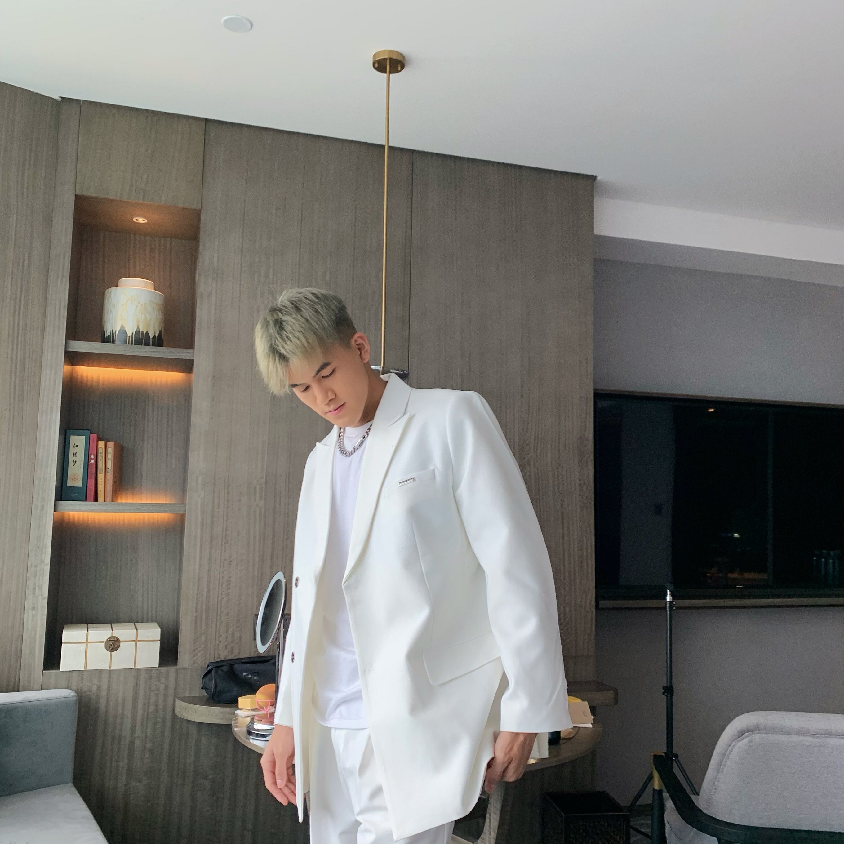 光膀子哥 jzd潮流定制男装-光膀子哥秋季新款 潮流ins假两件可拆卸