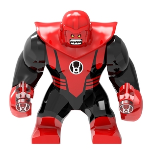 欣宏dc超级英雄人仔791阿托西塔斯七灯军团积木拼装玩具兼容乐高