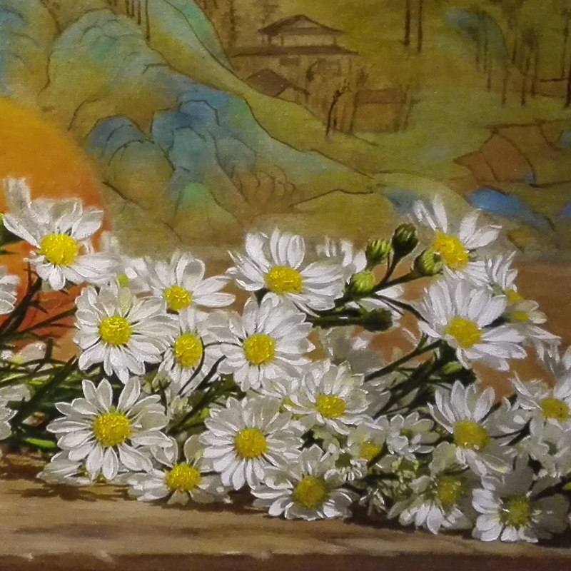 鲁迅美院 何德威《桃》布面油画