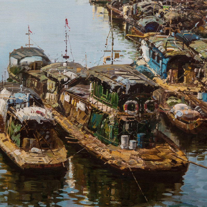 黄劲松《港湾一》