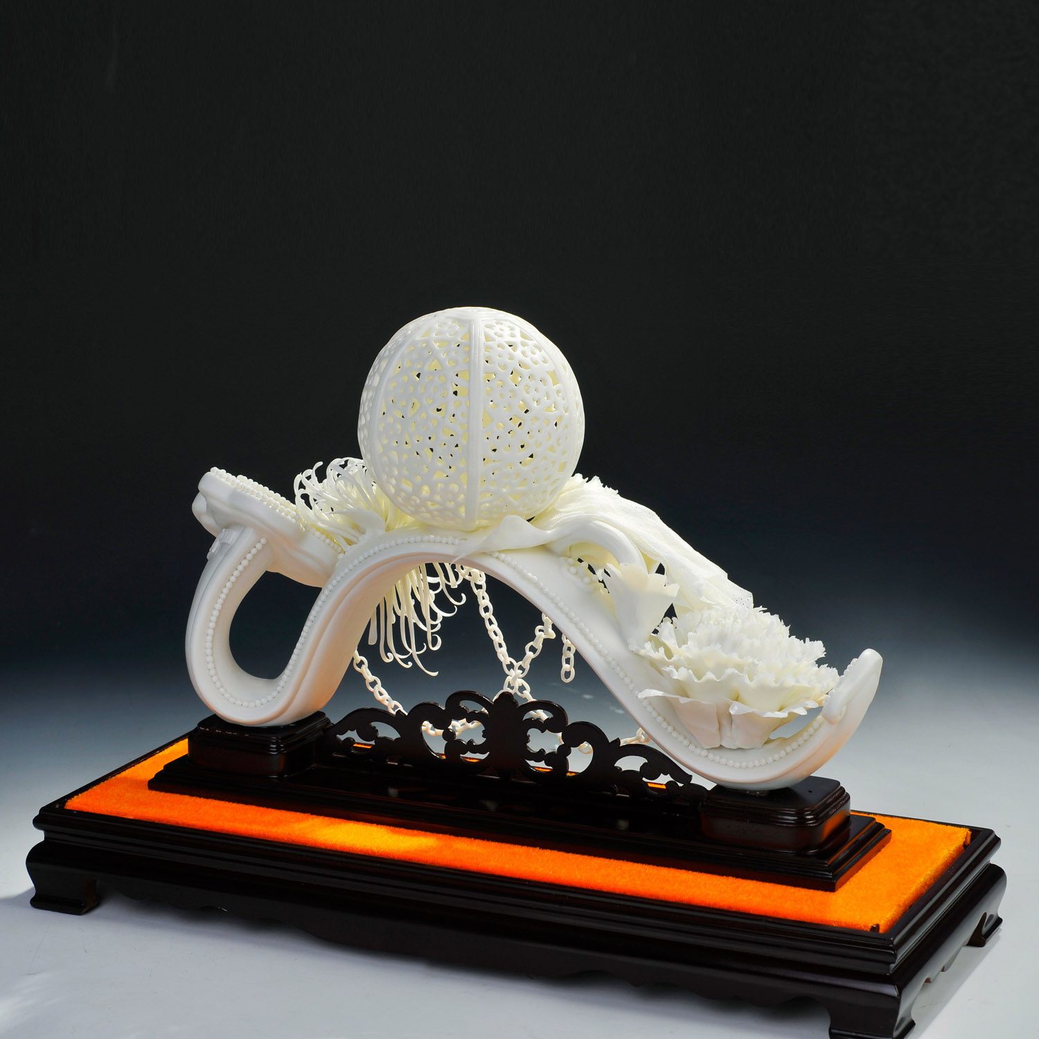 【圆满如意】福建省陶瓷艺术大师苏志强作品 德化白瓷藏品