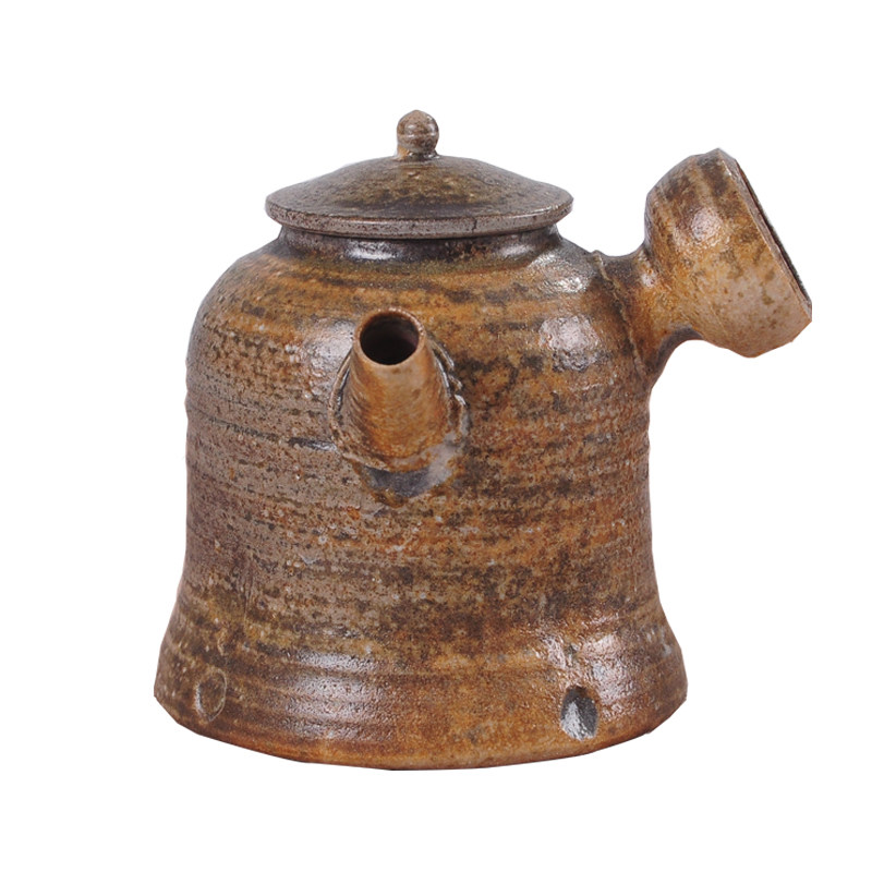 400年月记窑 民间工艺大师纯手工定制 柴烧茶壶 [馗]