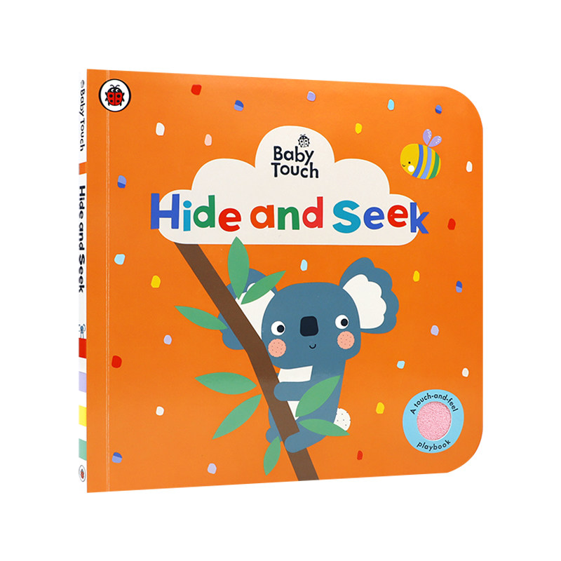英文原版 Ladybird Baby Touch: Hide and Seek 作者:Ladybird 小瓢虫触摸纸板书：捉迷藏 大直角纸板翻翻书