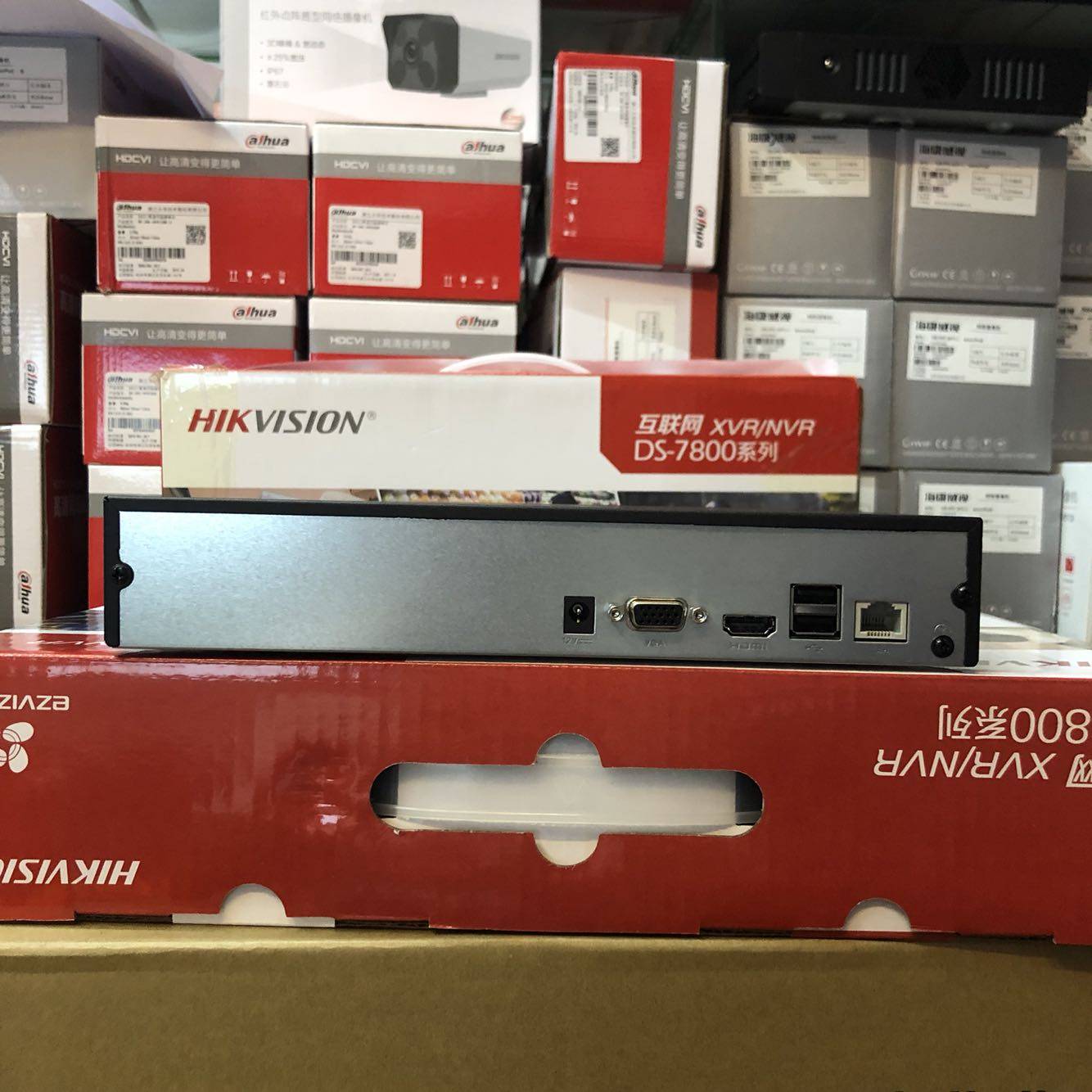 录像机4路海康网络录像机ds-7804n-f1(b)监控录像机支持400万网络