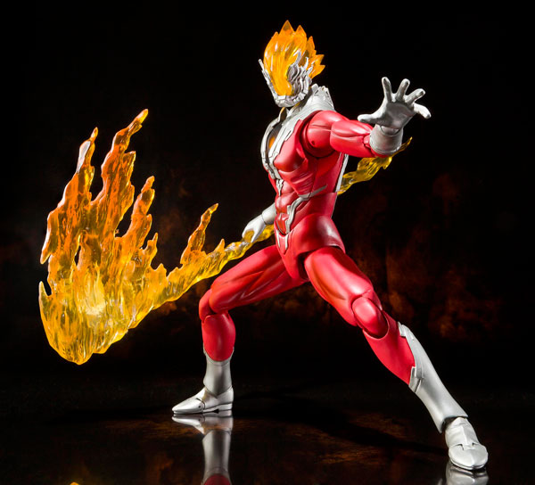 万代 ultra-act 赛罗奥特曼 银河帝国 红莲火焰战士