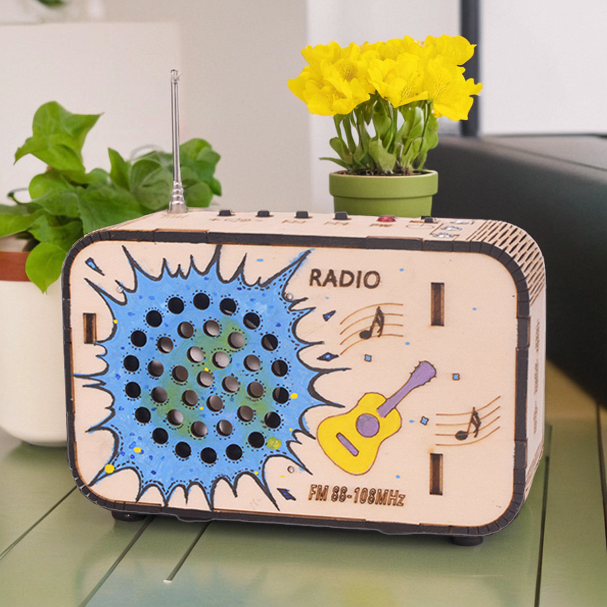 科技小制作自制模型DIY收音机创意小发明学生手工拼装玩具材料