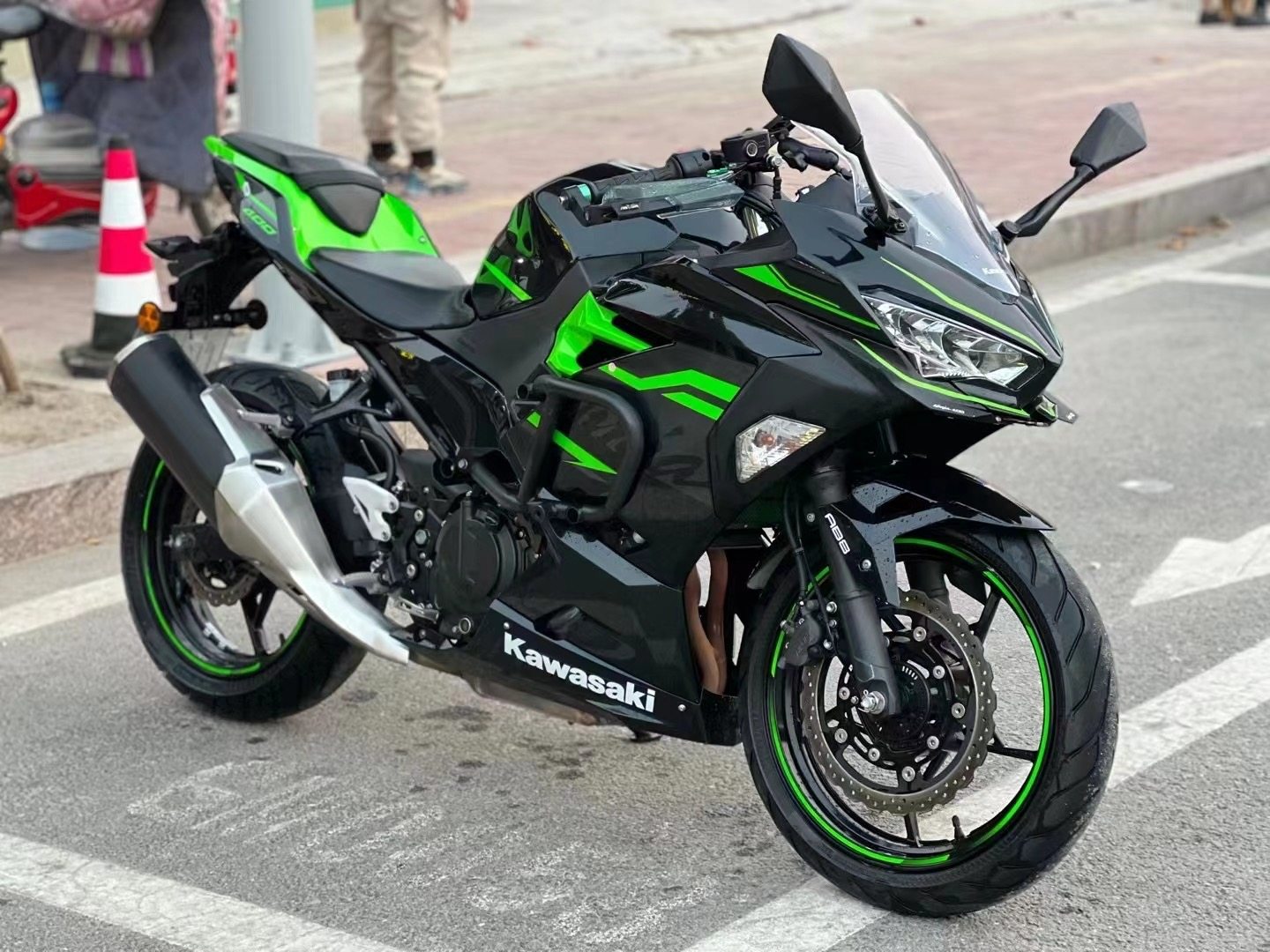 川崎小忍者跑车250cc地平线公路赛ninja400双缸水冷摩托车机车