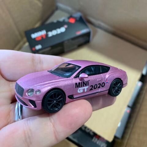 mini gt 1:64宾利欧陆gt 香港玩具展 合金汽车模型 收藏汽车玩具