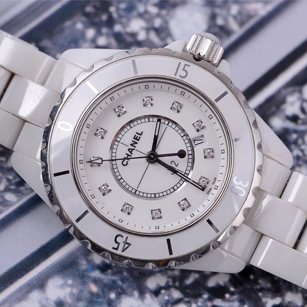 【中古】chanel/香奈儿j121系列 镶钻 石英女表