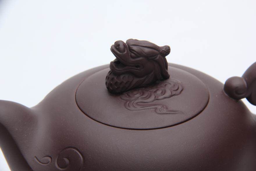 《龙壶》紫砂名人 制壶高手 谢晓东作品 420cc