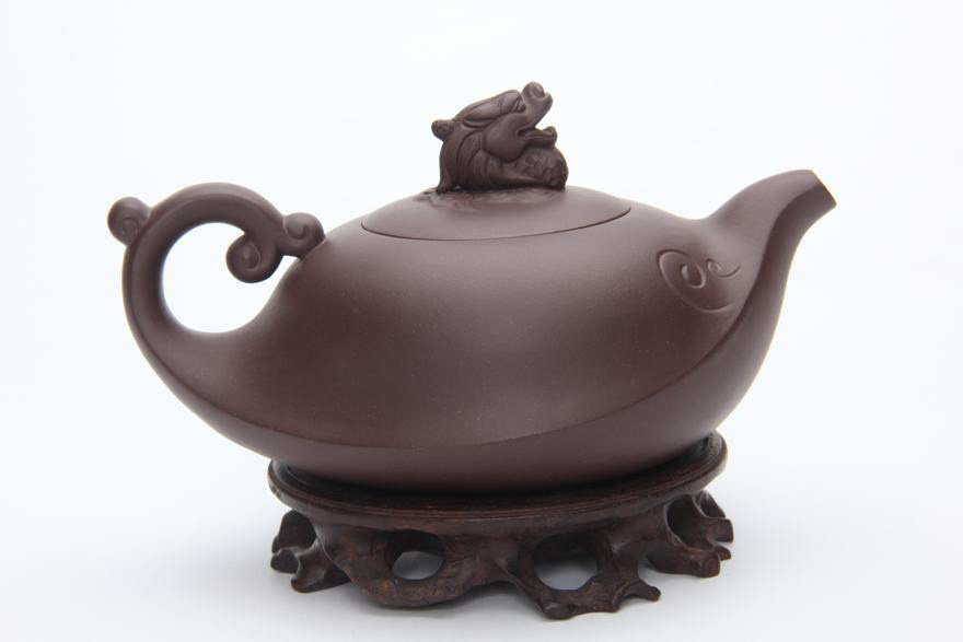 《龙壶》紫砂名人 制壶高手 谢晓东作品 420cc