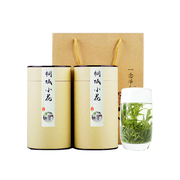 Tongcheng Xiaohua 2021 New Tea Tea Tea Pre-Rain Premium 200g Wencha Fried Green Strip Green Tea 2 Cans Tea Garden Straight Hair