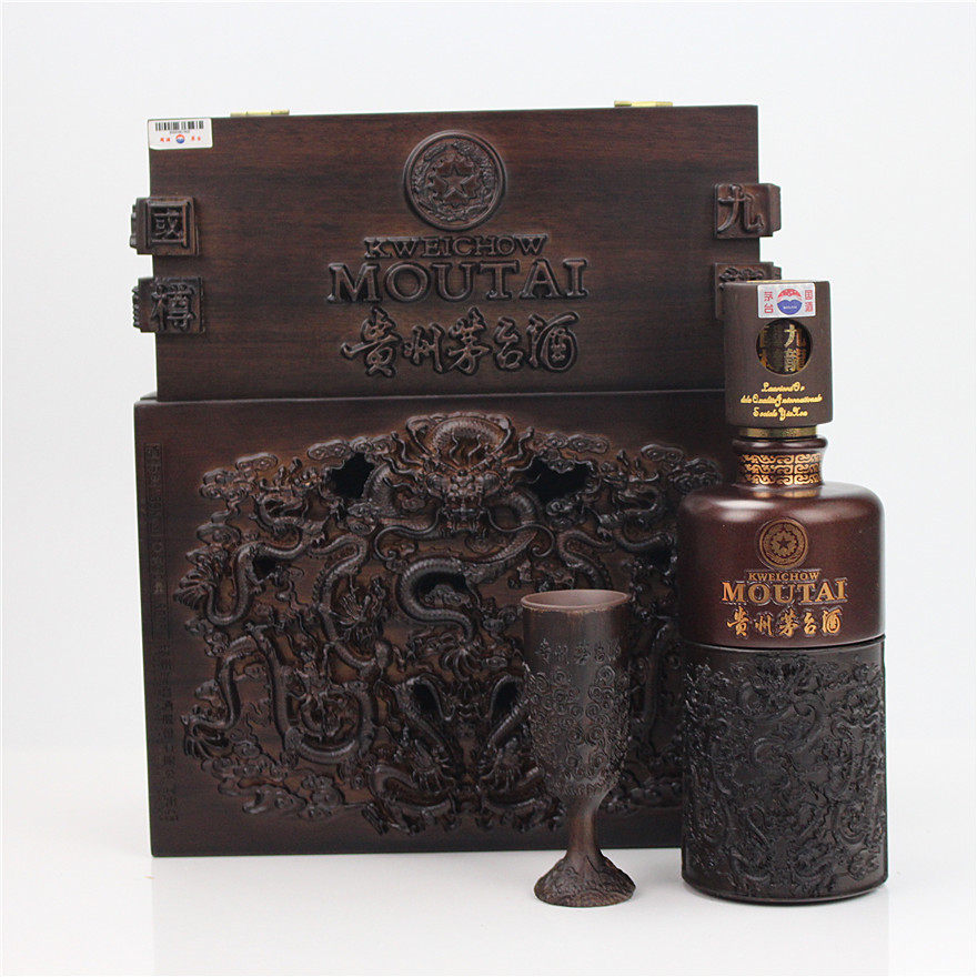 【01】2012年 53度 限量版中国龙(15年)茅台套装8瓶 500ml*8瓶