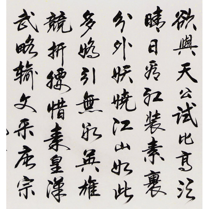 清华美院 李文志 《沁园春雪》