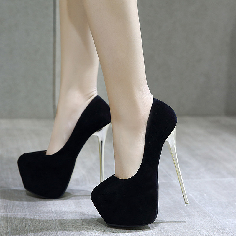 新上市17cm高跟鞋超细跟性感夜店床上高潮恨天高单鞋18cm16cm20cm