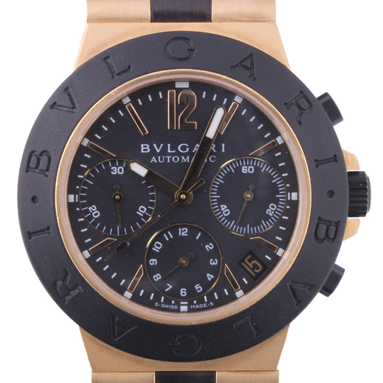 [9.0新]bvlgari/宝格丽 18k黄金 自动机械 男表