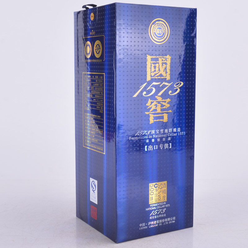 国窖1573(蓝盒) 2012年 52度 500ml 1箱6瓶【歌德盈香】
