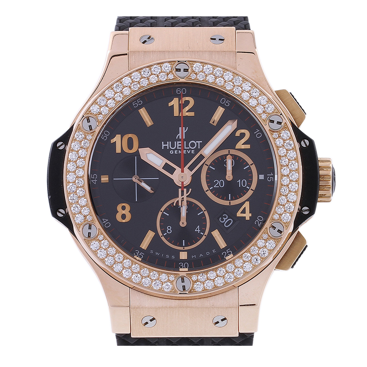 8新]宇舶男士大爆炸301.px.130.rx.114玫瑰金镶钻间钛金属