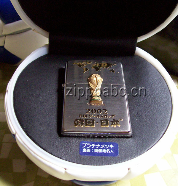 正品zippo打火机进口原装绝版日版限量日韩世界杯zippo