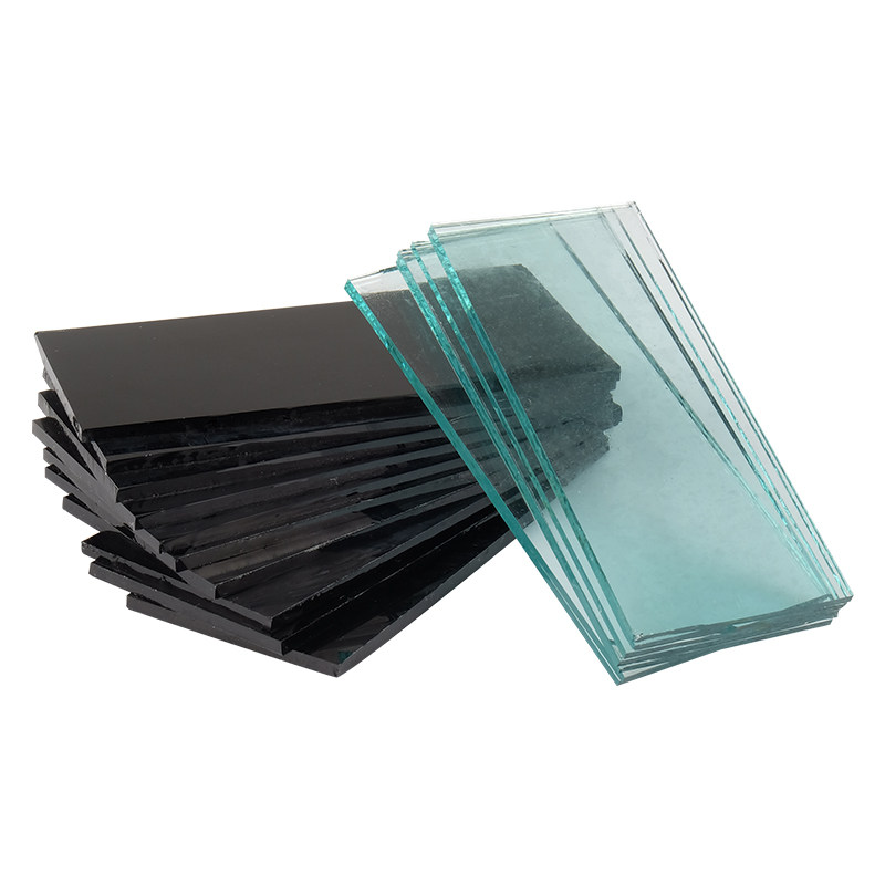 电焊氩弧焊二保焊接面罩护目镜片电焊帽透明镜片墨镜黑玻璃7#8#9