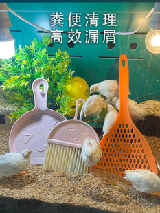 芦丁鸡粪便清理神器垫料筛勺翻发酵床铲屎工具宠物饲养箱清洁套装