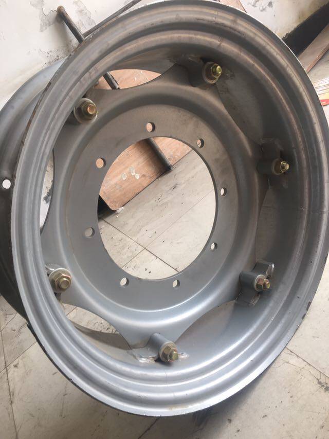 适用于东方红1104拖拉机钢板前轮钢圈轮毂东方红路通拖拉机配件