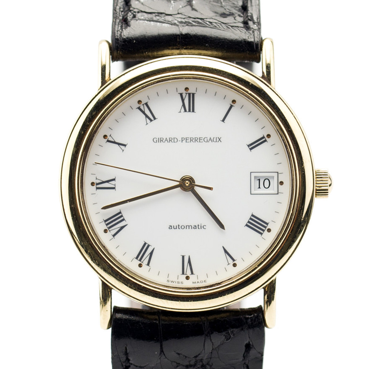 [无保留价][华测][9.5新]芝柏 18k金 自动机械男表ln