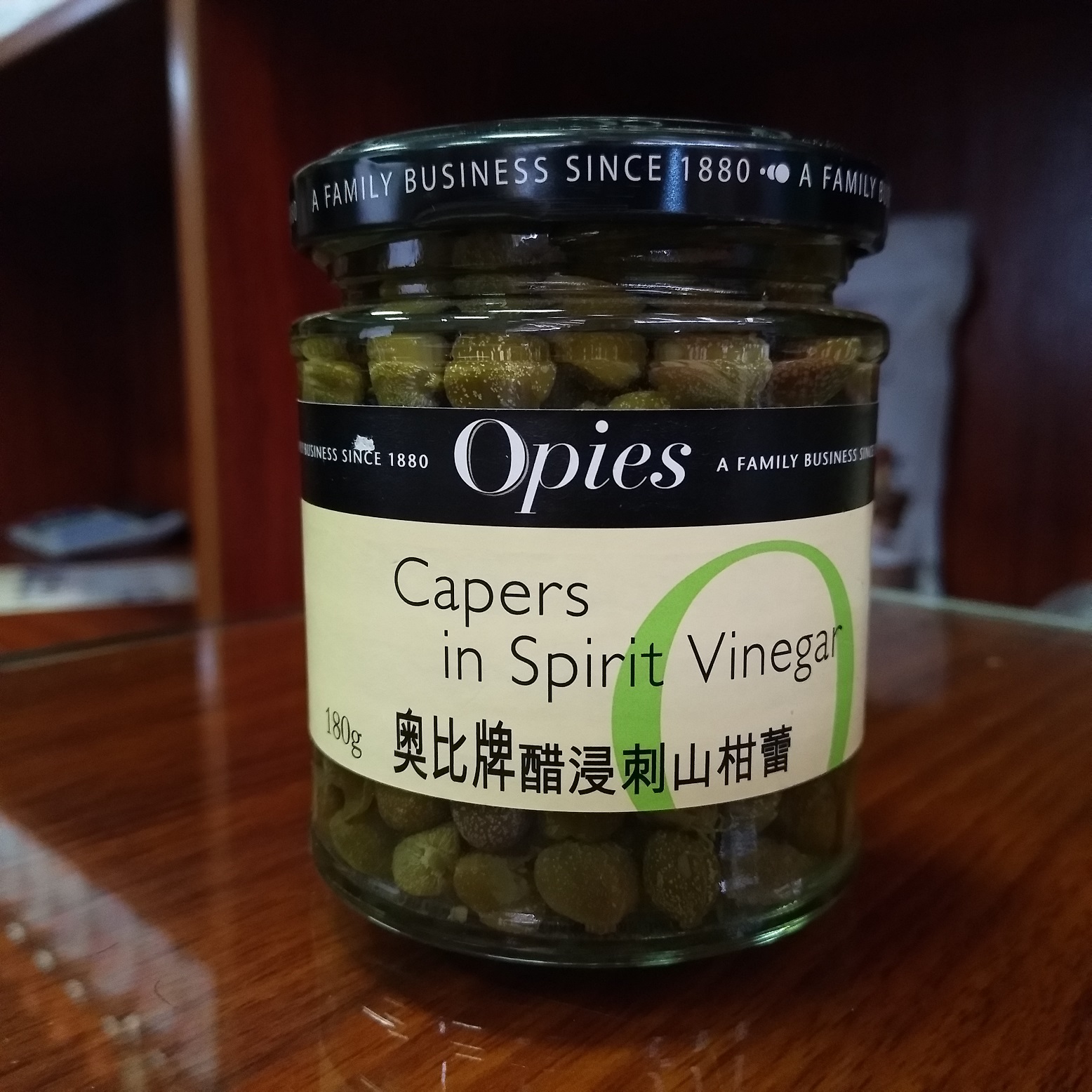 包邮 英国原装进口opies奥比牌醋浸刺山柑蕾180g水瓜柳