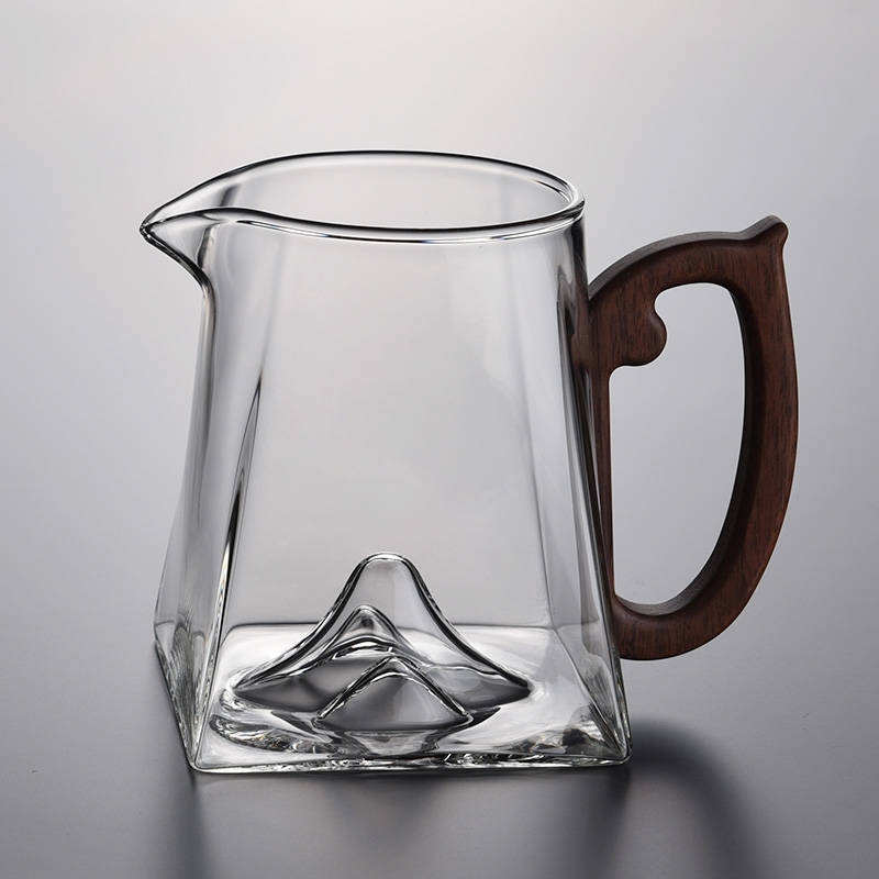 新款公道杯玻璃茶滤网一体套装高档网红公杯分茶器茶具配件茶海