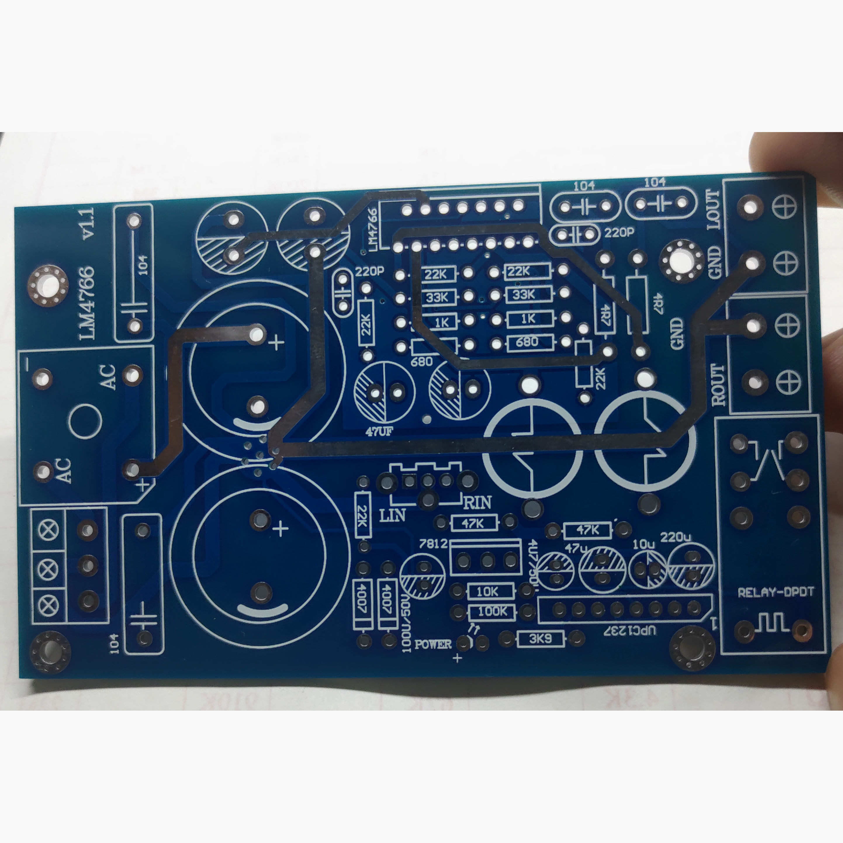 2018款耐听gc版本lm4766声道hifi功放电源滤波器