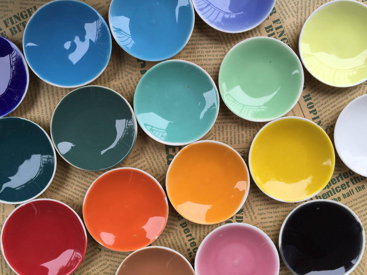 颜色釉 陶源纪 陶吧电窑学校 陶瓷陶艺 1180-1250 ℃中温单色釉