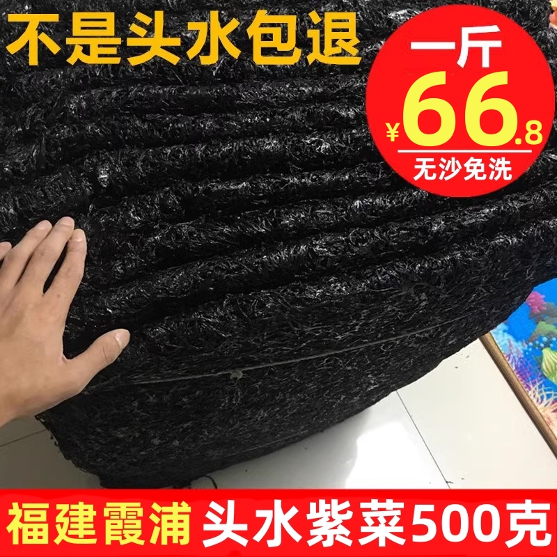 福建霞浦头水紫菜干货500g特级无