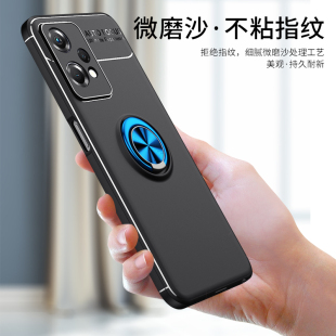 oppok10x手机壳K10X一体金属磁吸指环支架OPPO简约硅胶保护套K10x个性全包防摔外5G潮牌软壳时尚男女情侣新款