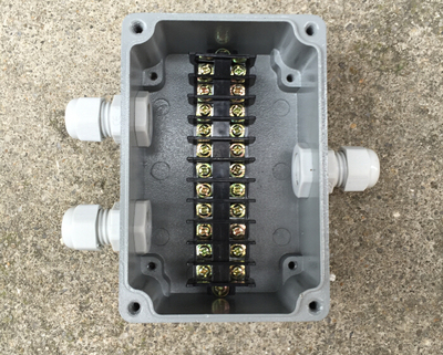 铝合金工控过线盒 120*80*55mm防尘防爆端子接线盒 抗干扰分线盒