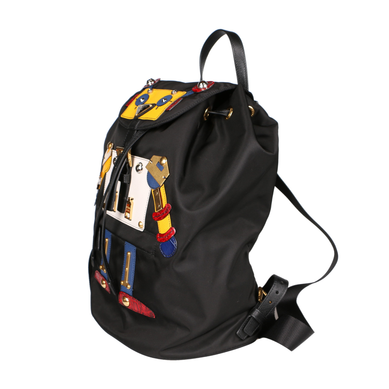 [9.9新]普拉达prada女士16新款机器人双肩包背包