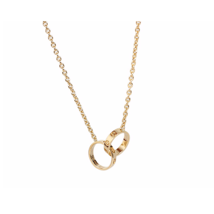 [9.8新] cartier/卡地亚 750黄金love女士项链