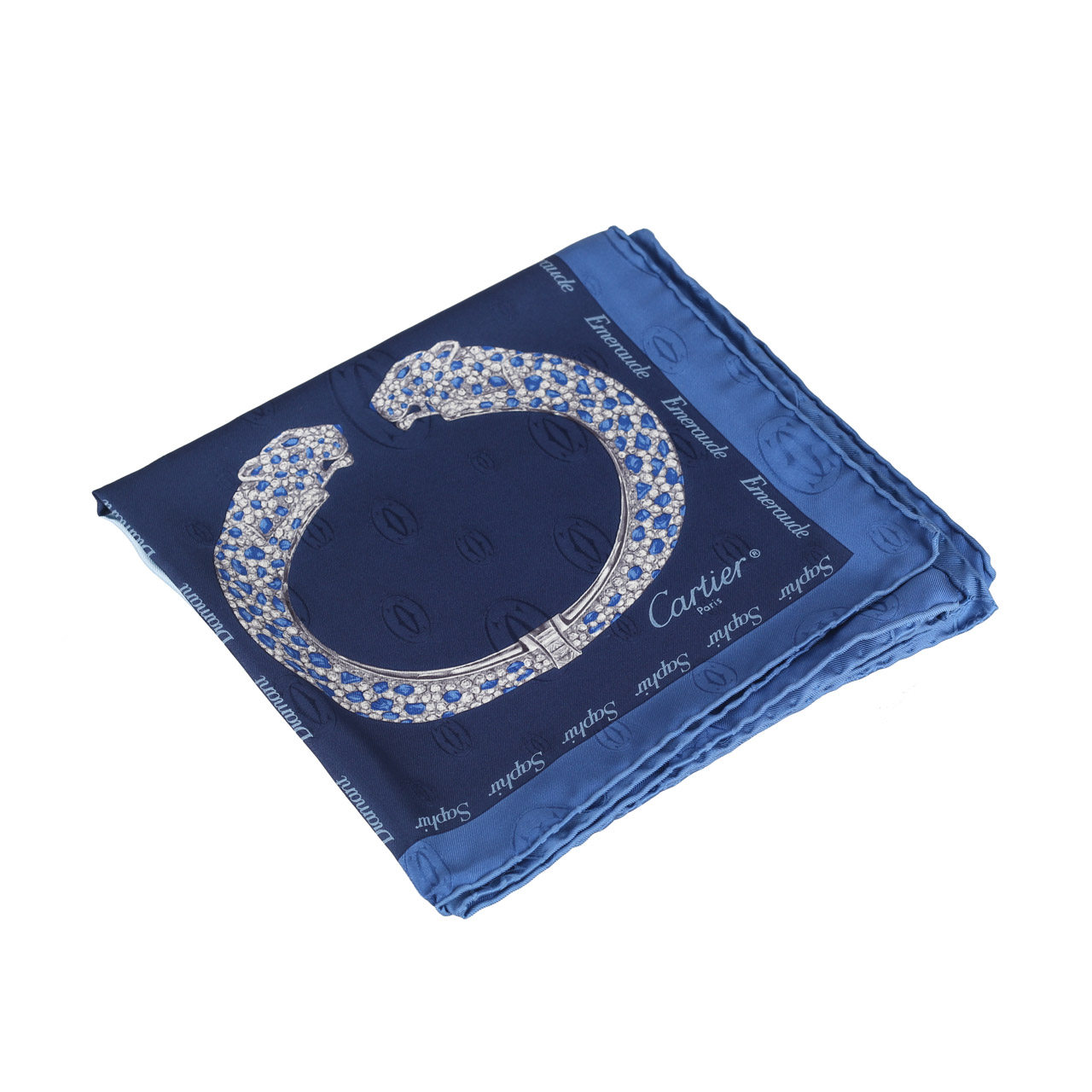 [9.9新] cartier/卡地亚 幸运宝石 时尚女士丝巾