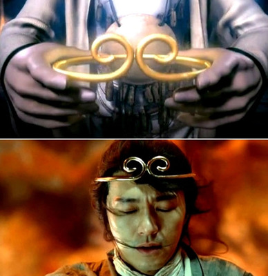 孙悟空紧箍咒头箍头饰发箍大话西游至尊宝发金箍咒箍咒发饰