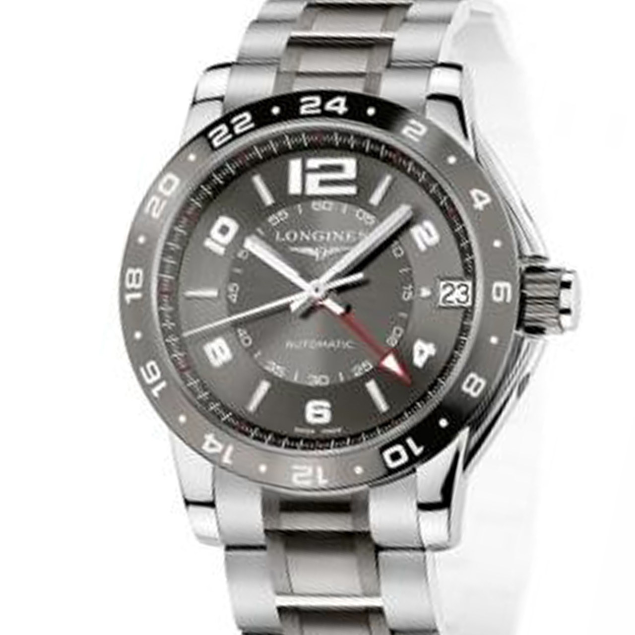 [无保留价][9.9新]浪琴 海军上将系列 男士 自动机械腕表 未使用