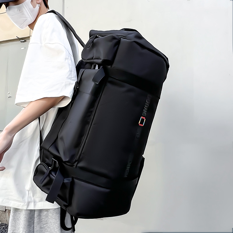 短途旅行包超大容量背包双肩手提袋行李包多功能装备包运动健身包