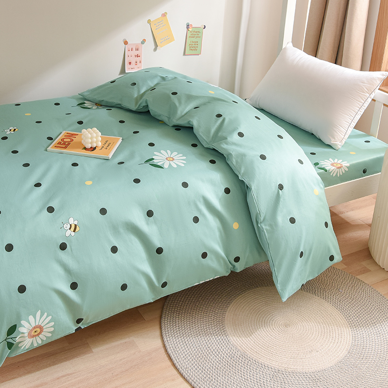 Cotton Quilt cover student dormitory Single summer green Thin section 1.5 One meter Quilt cover singleton 100 Cotton customin the Bedclothes , Quilt category - from Buy2taobao.com to provide professional Taobao agent buy service