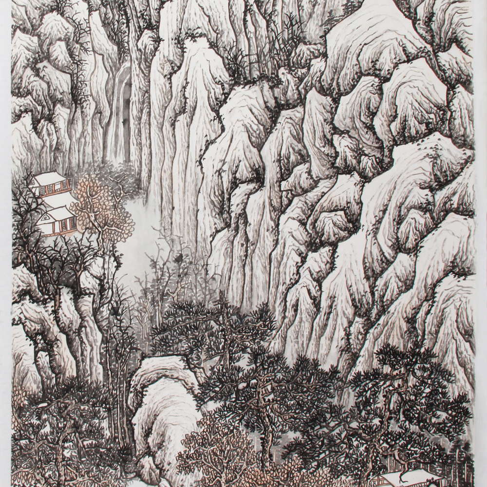 张一心 《精品山水系列 山居图》中美协