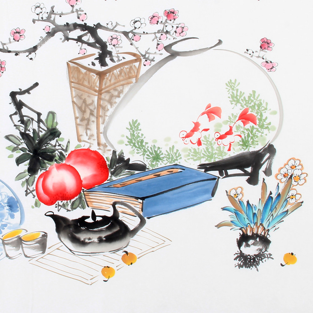 天语《精品花鸟系列 读书出富贵》