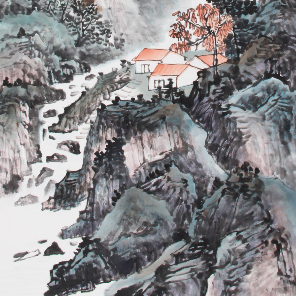 黄馨胜 《精品山水系列 溪山清辉》