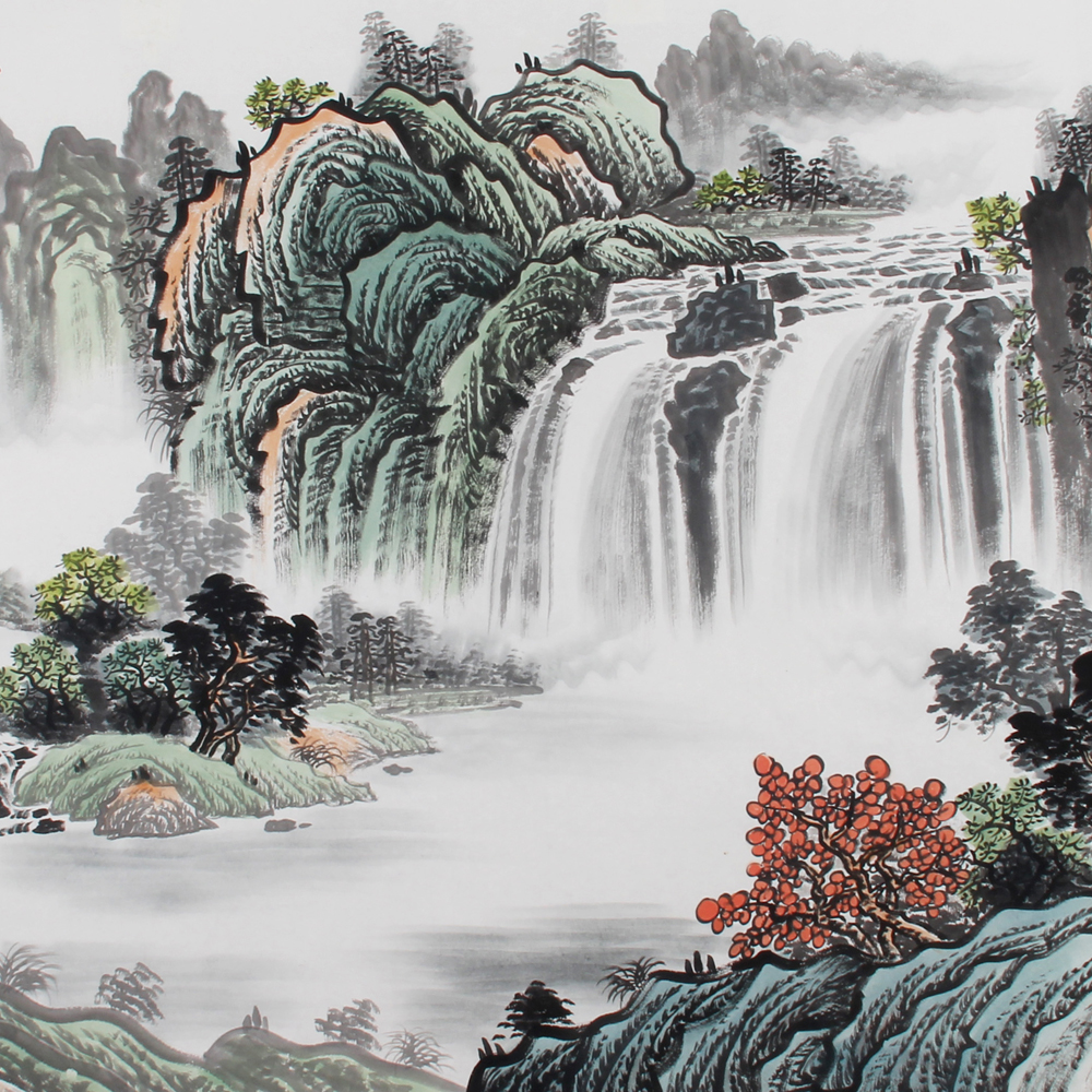 苏宝玺《精品山水小八尺 溪山揽胜》