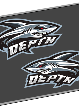 鲨鱼贴纸创意个性装饰遮挡划痕卡通车贴电动摩托车防水车窗反光贴