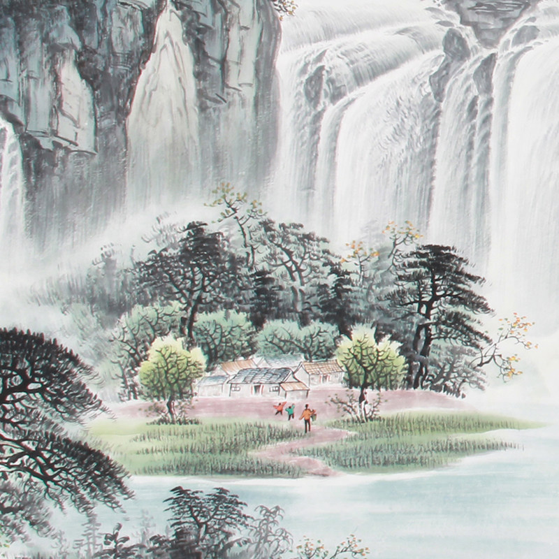 吴成建 《精品山水小六尺系列 财源滚滚》 中美协